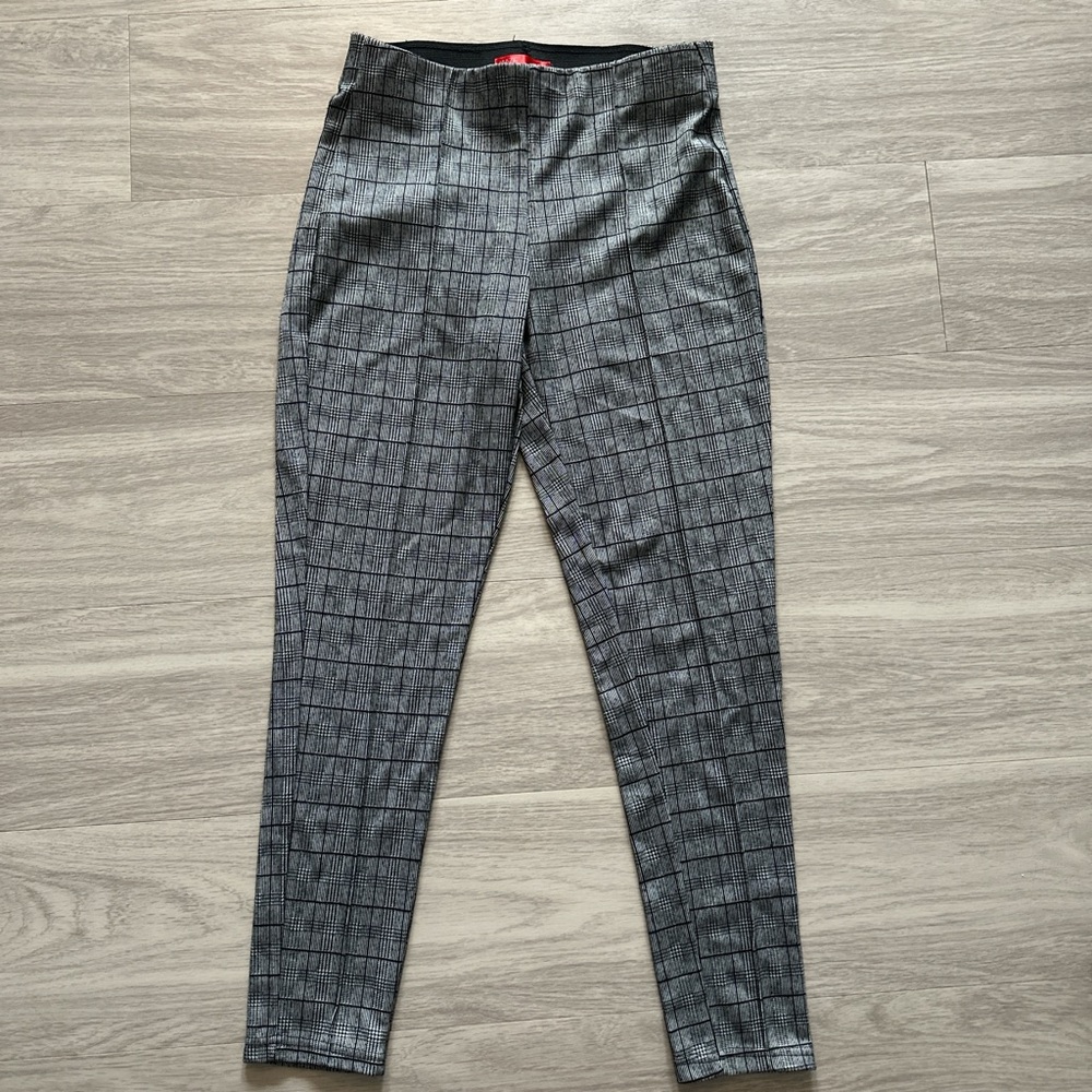 Gray Checkered Women's Trousers